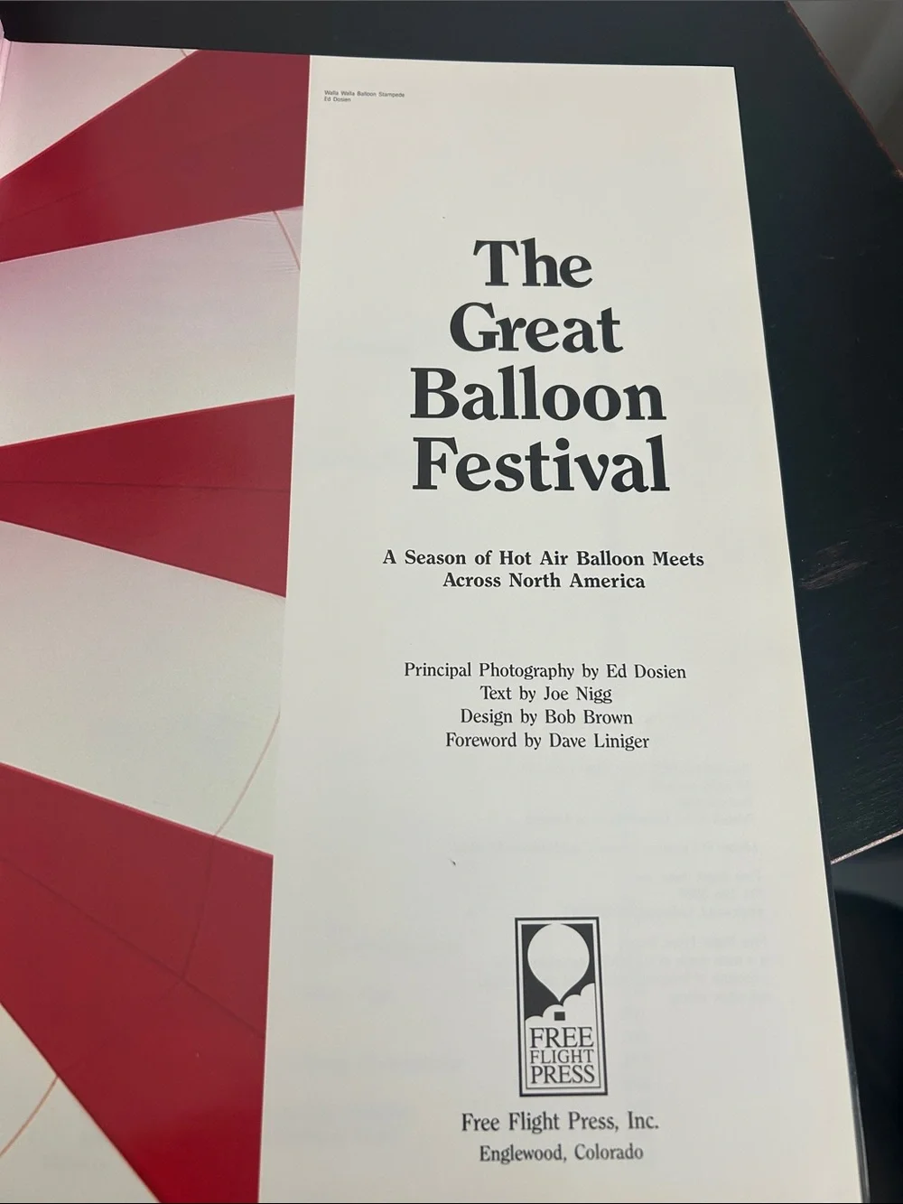 The Great Balloon Festival Hardcover Coffee Table Book - REMAX focused